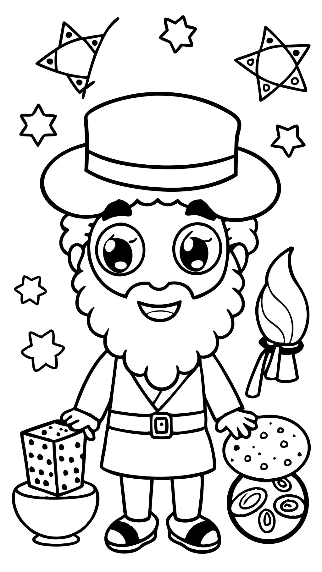 printable purim coloring pages